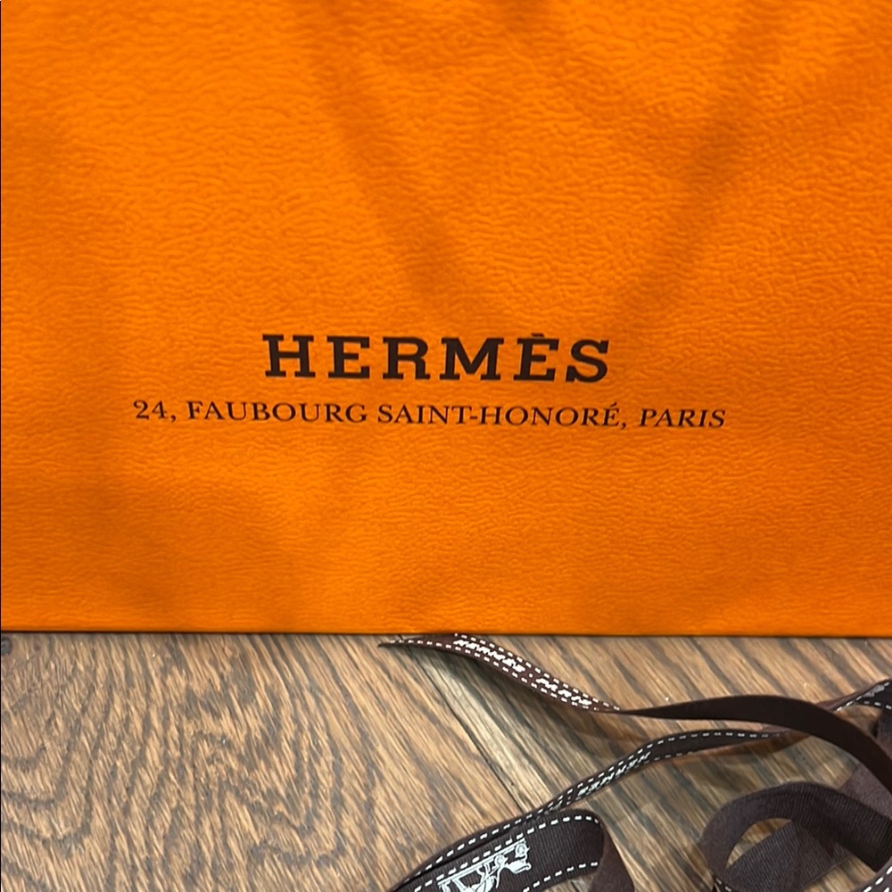 Hermès Orange Shopping Bags Set - Picture 2 of 15